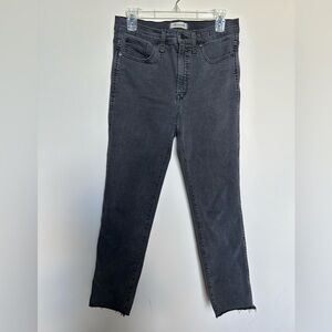 Madewell Stovepipe Black Jeans Size 29